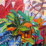 indianapolis zoo naturally inspired paint out event 2010 oil painting nature leaves
