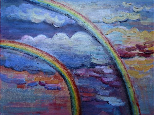 rainbow sky